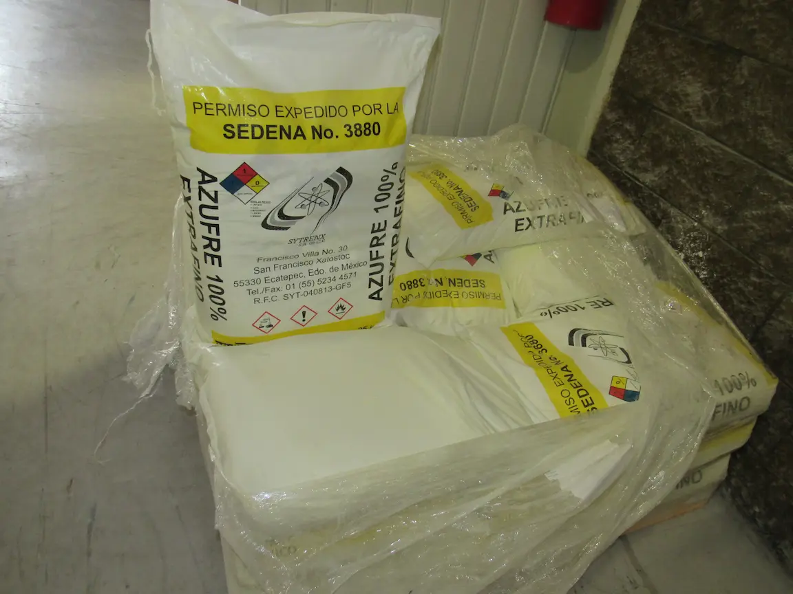 Azufre industrial